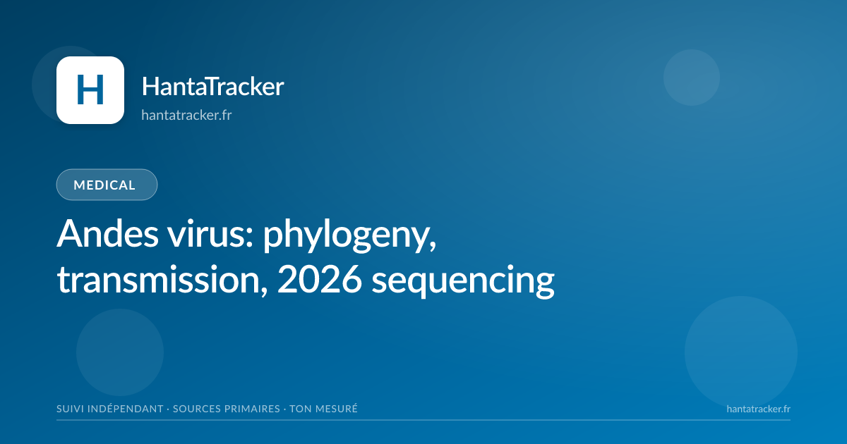 Andes virus: phylogeny, transmission, 2026 sequencing — HantaTracker